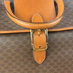 Celine Vintage Macadam Coated Canvas Weekender Travel Bag