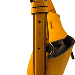 Fendi Orange Leather Small Croissant Hobo Bag