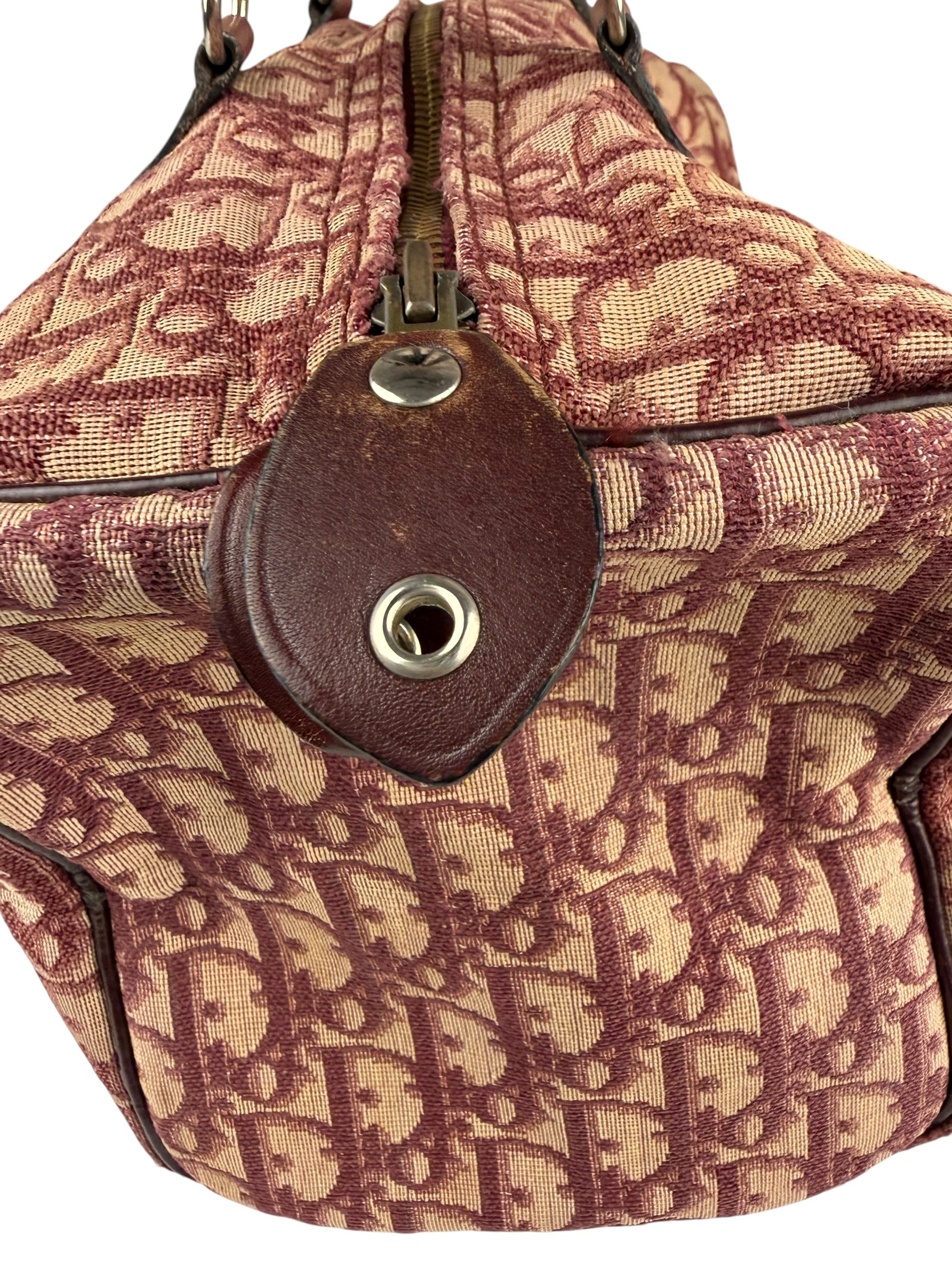 Christian Dior Vintage Monogram Trotter Boston Handbag