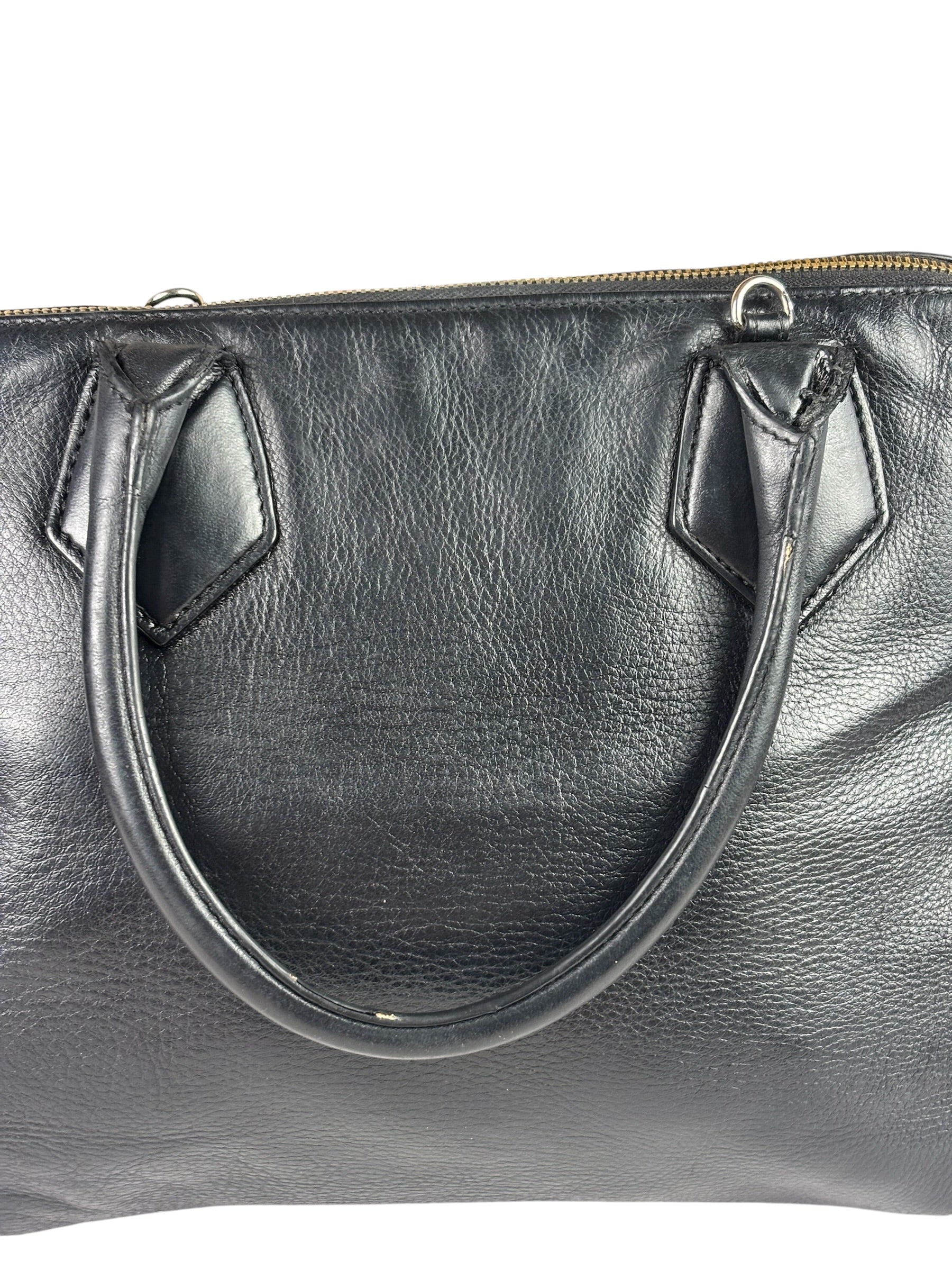Vivienne Westwood Black Leather Shoulder Bag