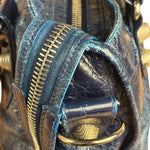 Balenciaga Navy Blue Giant Hardware City Bag