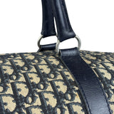 Christian Dior Vintage Navy Blue Trotter Boston Handbag