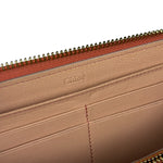 Chloe Pink Leather Envelope Long Wallet