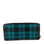 Coach Green Leather Zip-Around Long Wallet