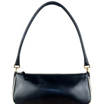 Prada Vintage Black Leather Pochette