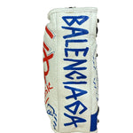Balenciaga Mini White Graffiti Le City Bag