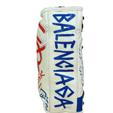 Balenciaga Mini White Graffiti Le City Bag