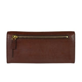 Tom Ford Brown Leather Flap Bi-Fold Wallet