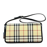 Burberrys Nova Check Flap Shoulder Bag
