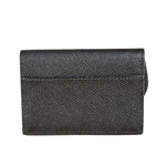 Christian Dior Black Bloom Flap Card Holder
