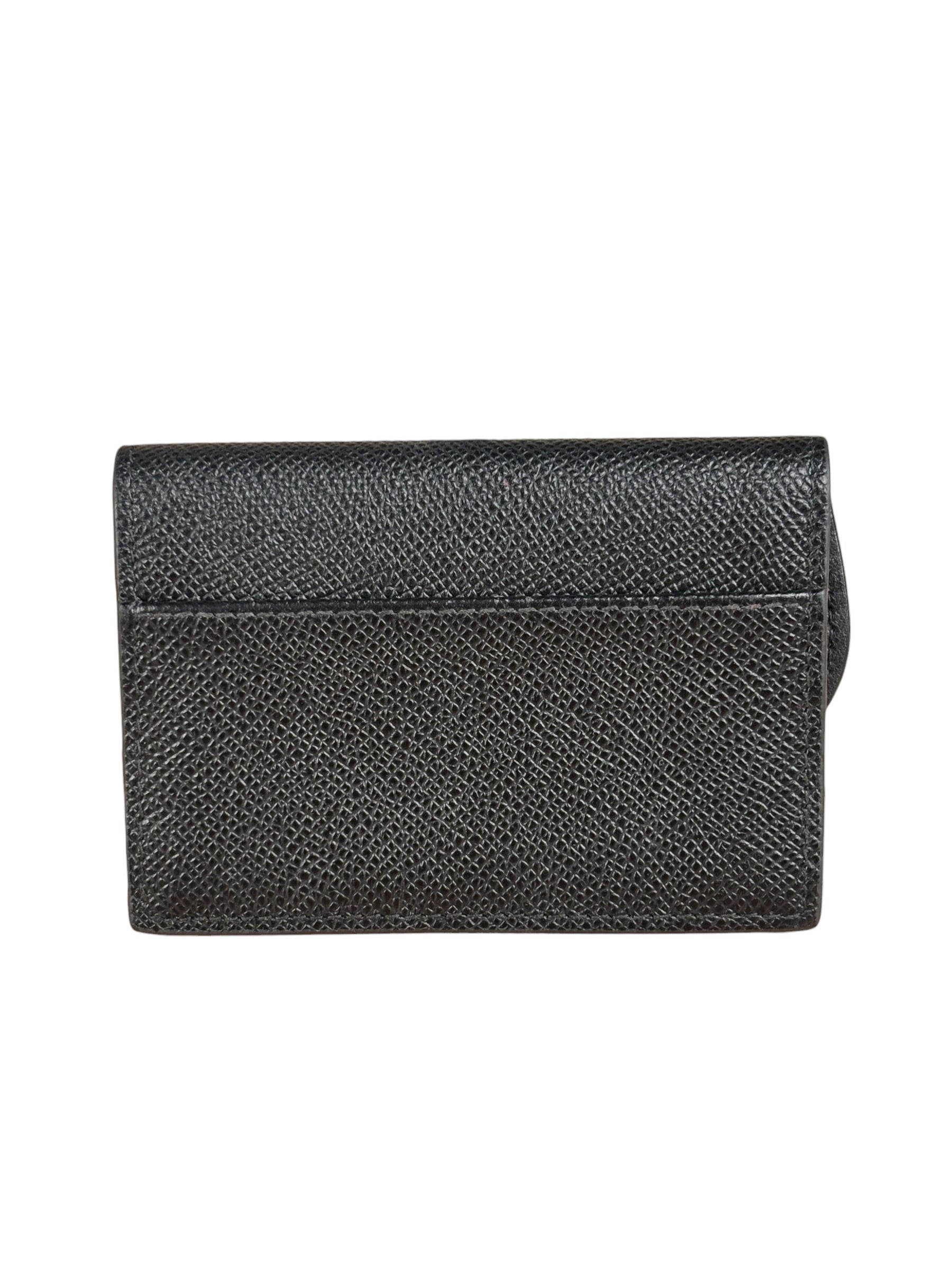 Christian Dior Black Bloom Flap Card Holder