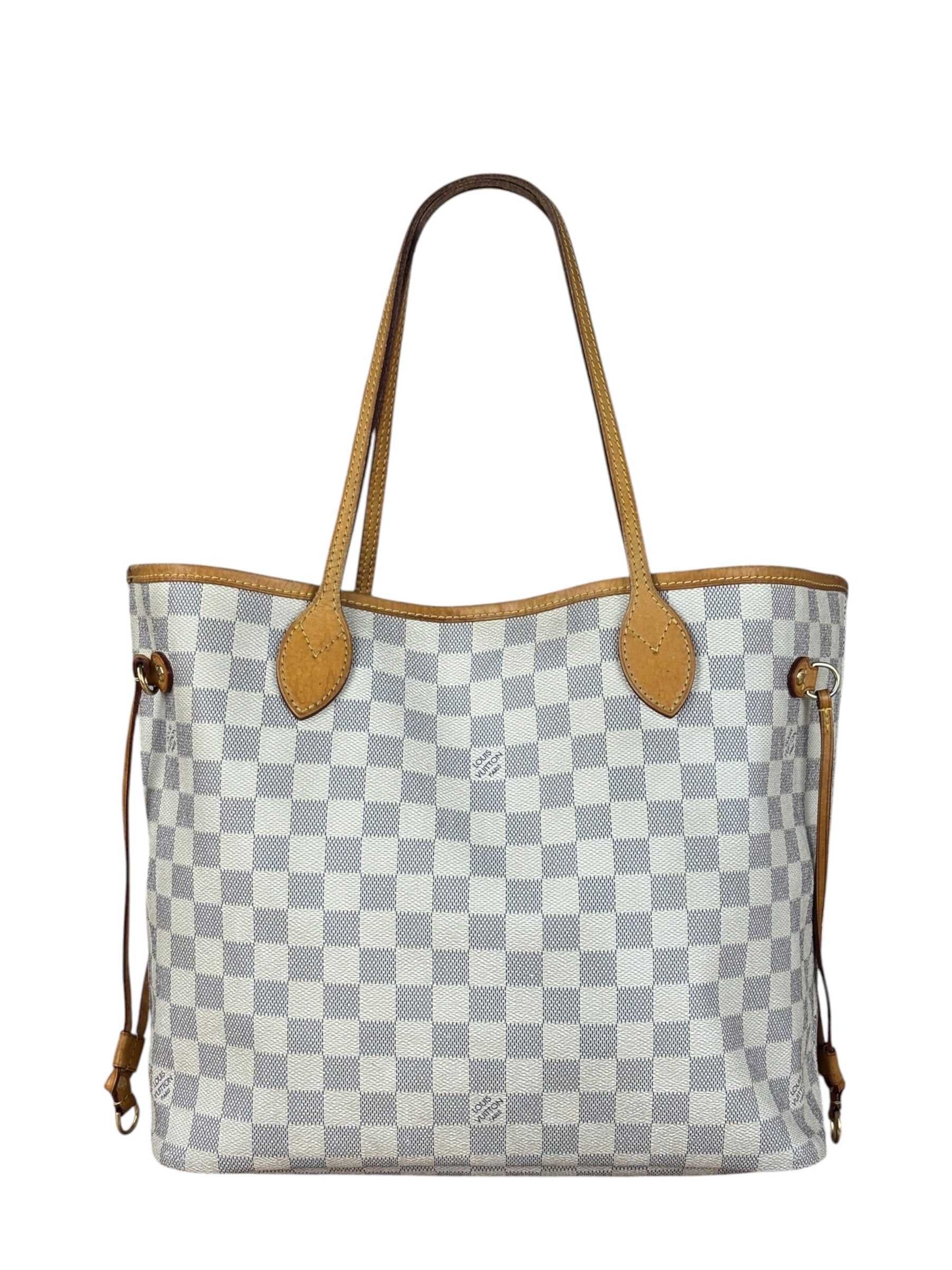 Louis Vuitton Damier Azur Neverfull Shoulder Bag GM