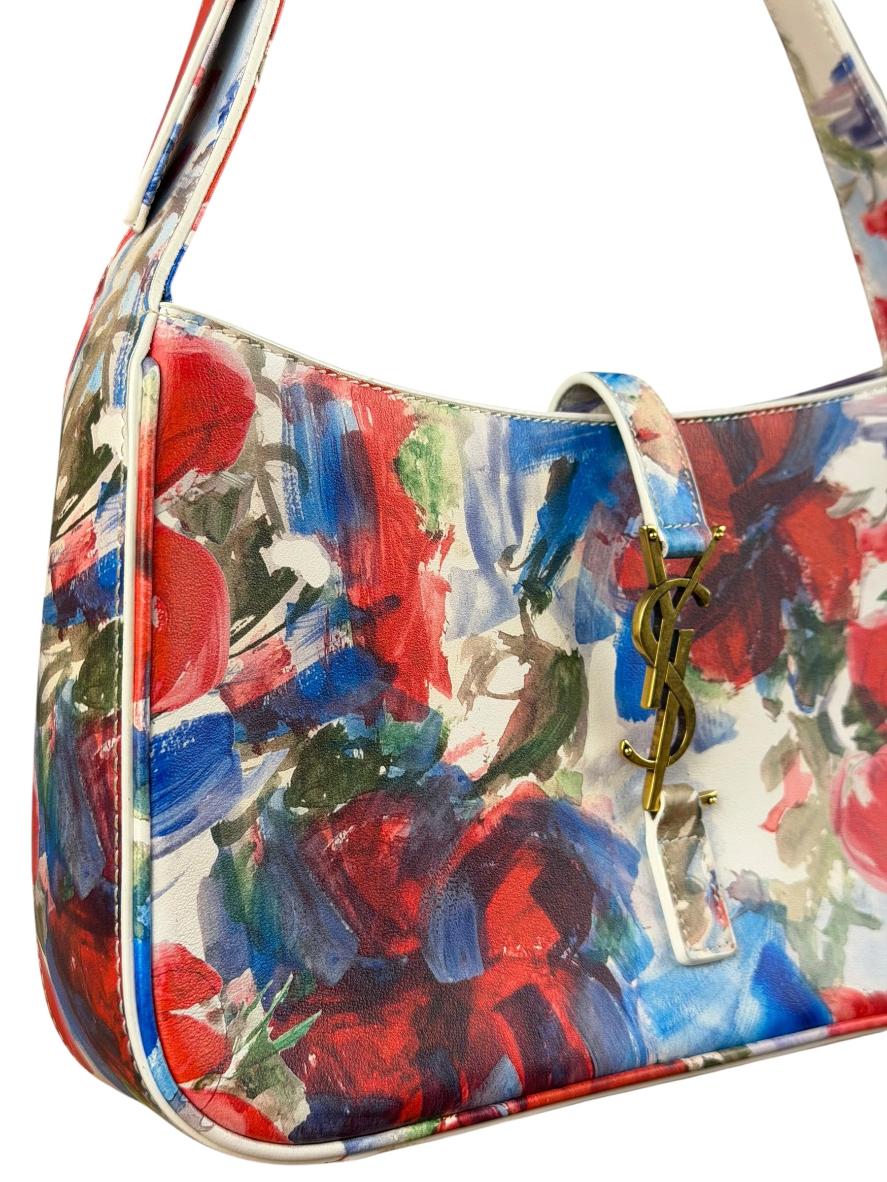YSL x Nick Turner Limited-Edition Multi-Color Leather Le 5 a 7 Hobo Bag