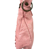 Balenciaga Pink Lambskin Motocross Classic City Two-Way Bag