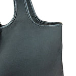 Ferragamo Vintage Black Leather Lined Shoulder Tote