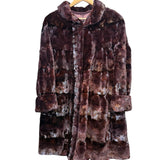 Emba Auburn Mink Fur Coat