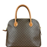 Celine Vintage Macadam Canvas Top Handle Bag
