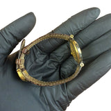 Cartier Must De Vendome Vermeil Cream Roman Dial Brown Lizard Strap