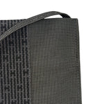 Hermes Grey Herline Toile Shoulder Pochette