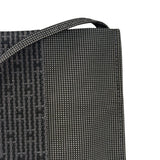 Hermes Grey Herline Toile Shoulder Pochette