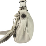 Balenciaga White Lambskin Le Cagole Shoulder Bag