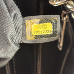Chanel Black Patent Quilted Leather Just Mademoiselle Bowling Bag 2012