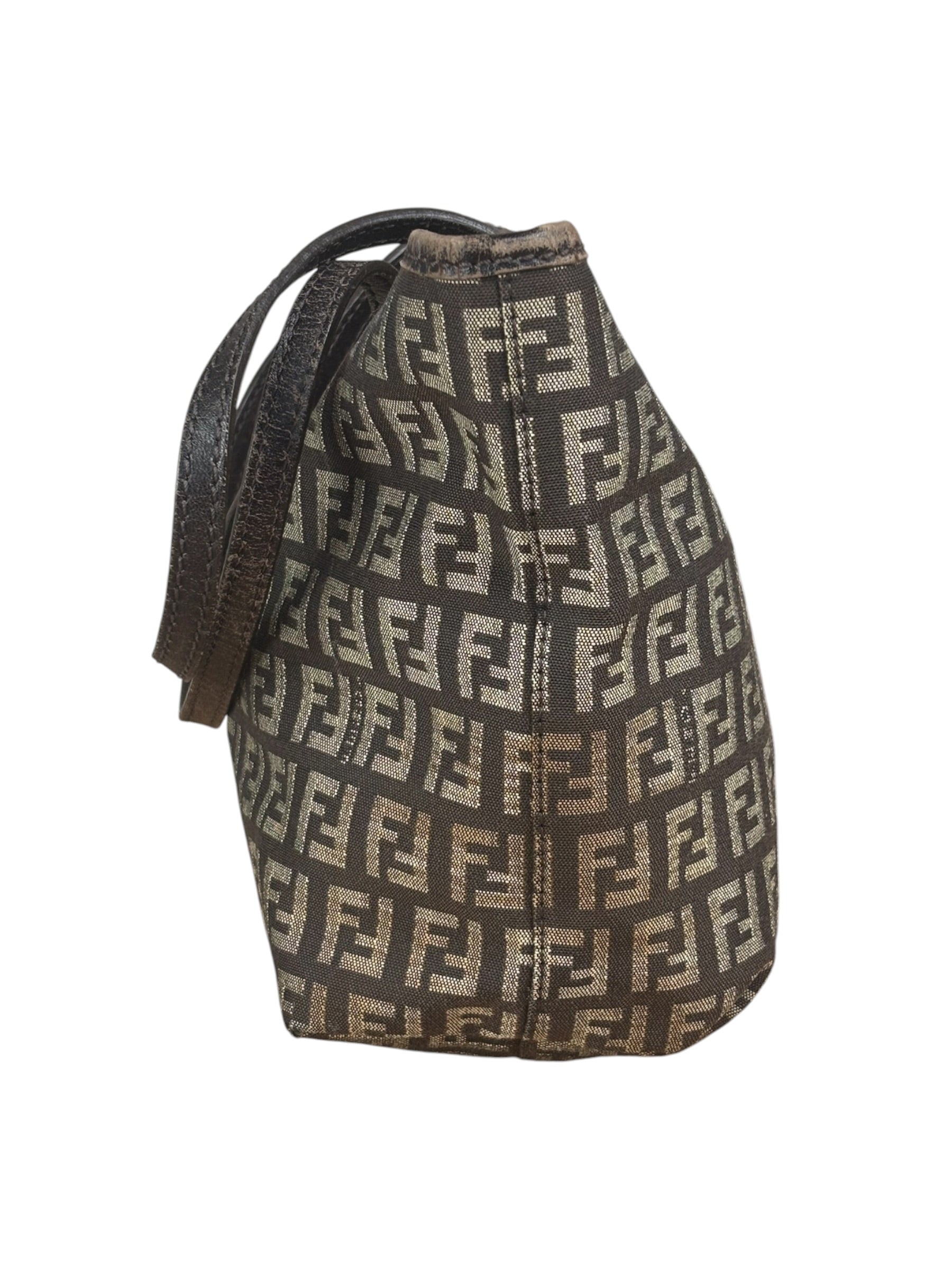 Fendi Vintage FF Zucchino Tote Bag