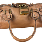 Chloe Vintage Tan Leather Paddington Shoulder Bag