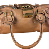 Chloe Vintage Tan Leather Paddington Shoulder Bag