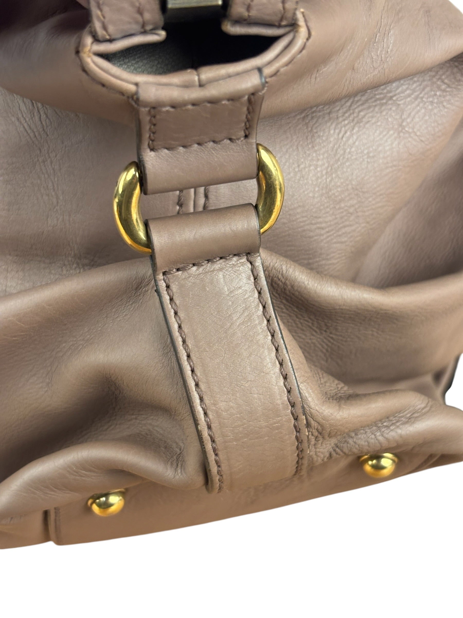 Gucci Dusty Rose Leather Charlotte Shoulder Bag