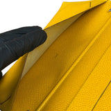 Hermes Yellow Leather Agenda Cover