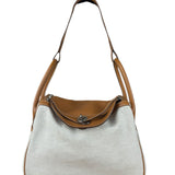 Hermes Toile Swift Canvas/Leather Lindy 30 Beige/Brown 2007