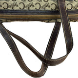 Celine Vintage Macadam Canvas Barrel Bag