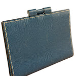 Hermes Blue Jean Leather Agenda Mini Cover