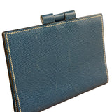 Hermes Blue Jean Leather Agenda Mini Cover