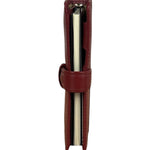 Burberry Red Leather London 5-Ring System Binder Planner
