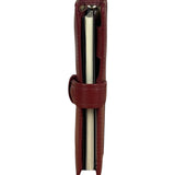 Burberry Red Leather London 5-Ring System Binder Planner