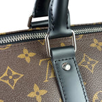 Louis Vuitton Black/Brown Monogram Keepall 55