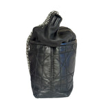 Christian Dior Black Leather Cannage Granville Chain Tote
