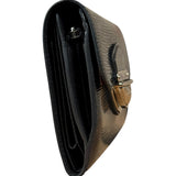 Louis Vuitton Black Epi Joey Trifold Wallet