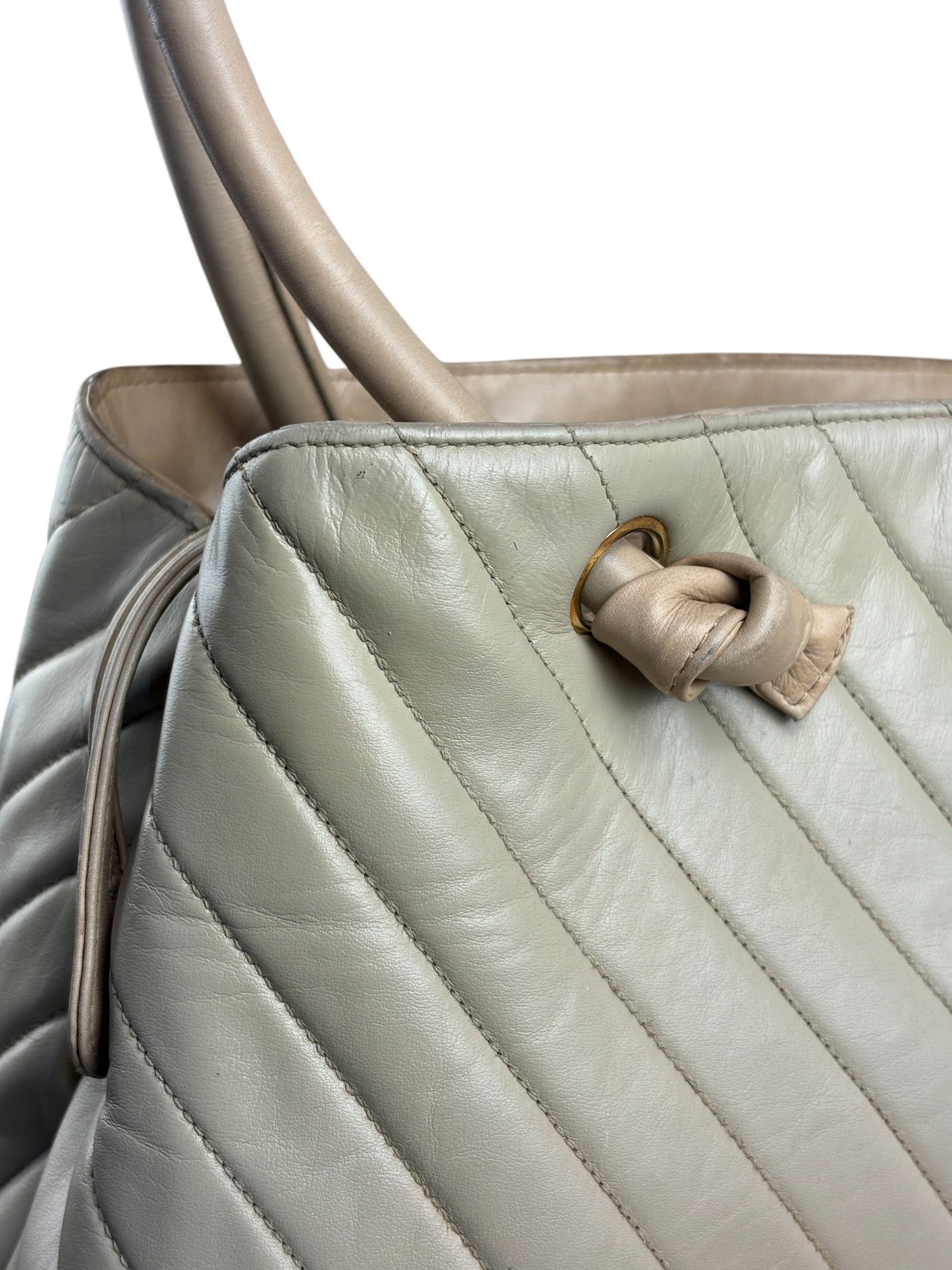 Chanel Tribeca Quilted Leather Tote Bag 2013