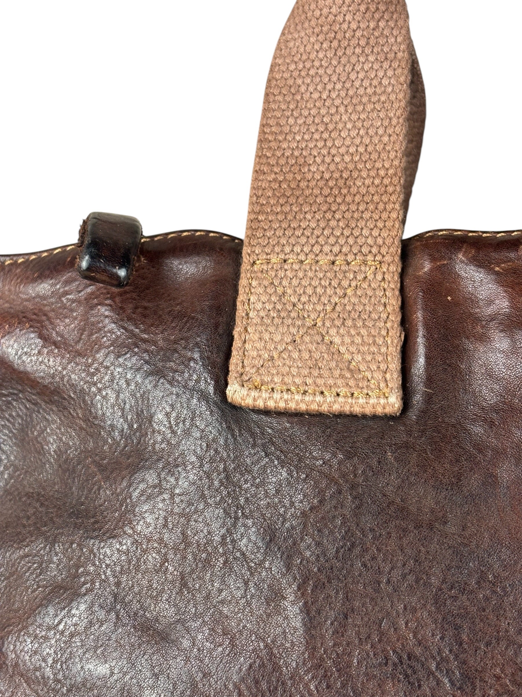 Campomaggi Dark Brown Leather 2 Way Tote