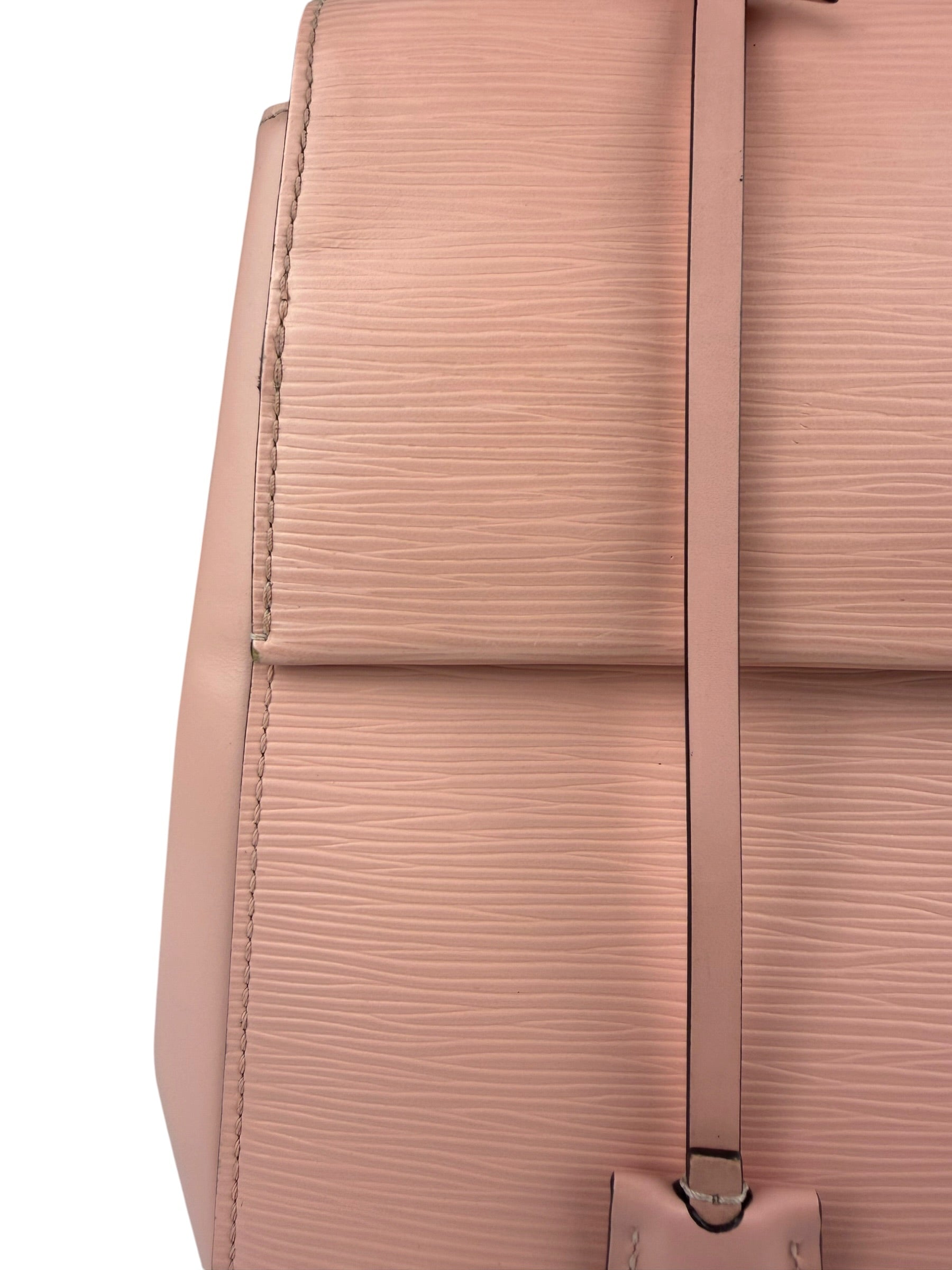 Louis Vuitton Nude Pink Epi Leather Cluny Rose Ballerine Hand Bag