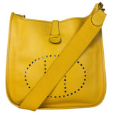 Hermes Evelyne Taurillon Clemence Leather Shoulder Bag