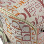 Burberry Blue Label Pink Multi Logo Bowler Bag