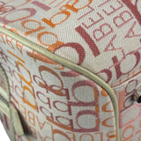 Burberry Blue Label Pink Multi Logo Bowler Bag