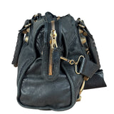 Balenciaga Black Leather Giant Gold City Two-Way Bag 21