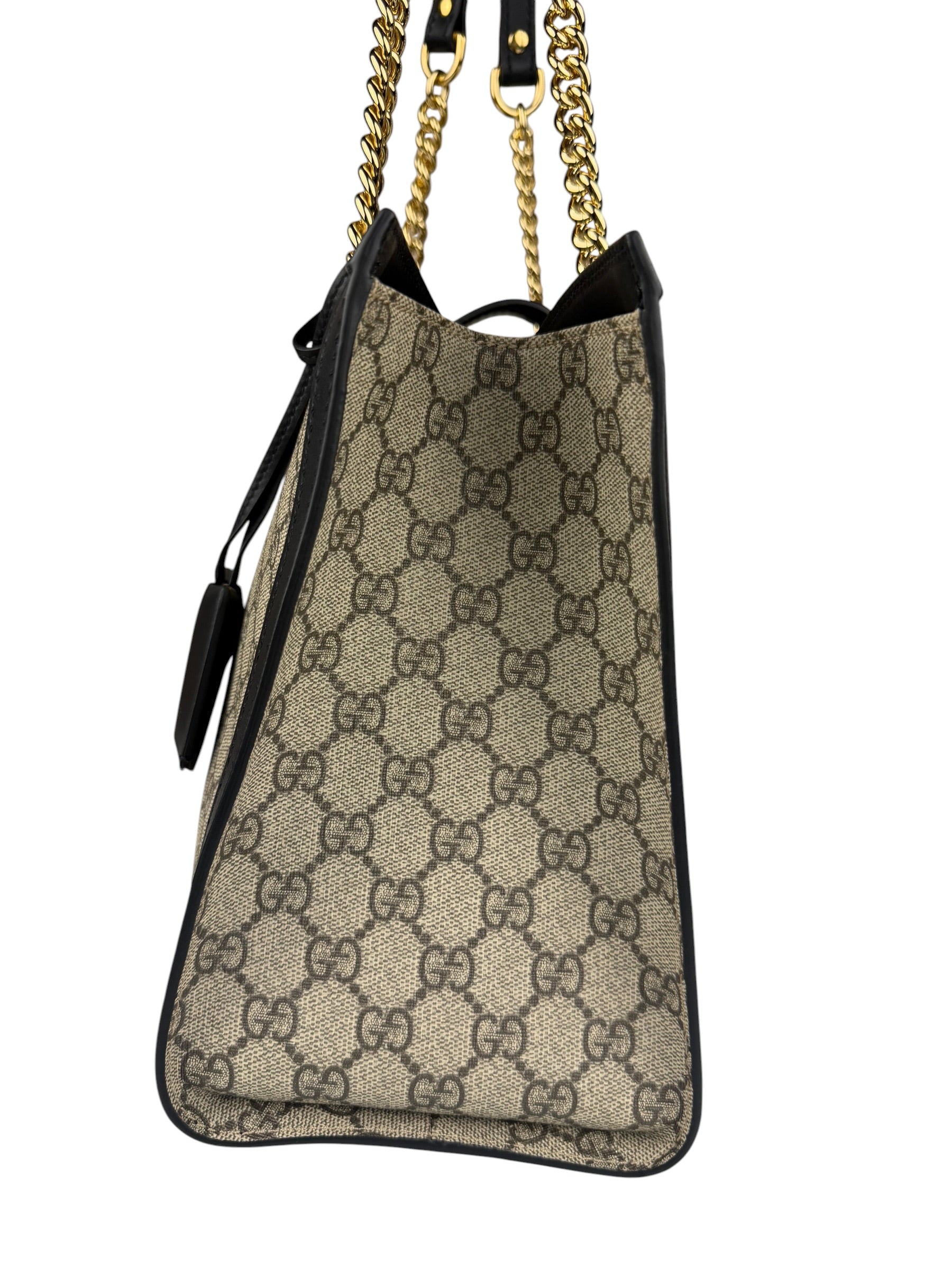 Gucci GG Supreme Padlock Medium Tote