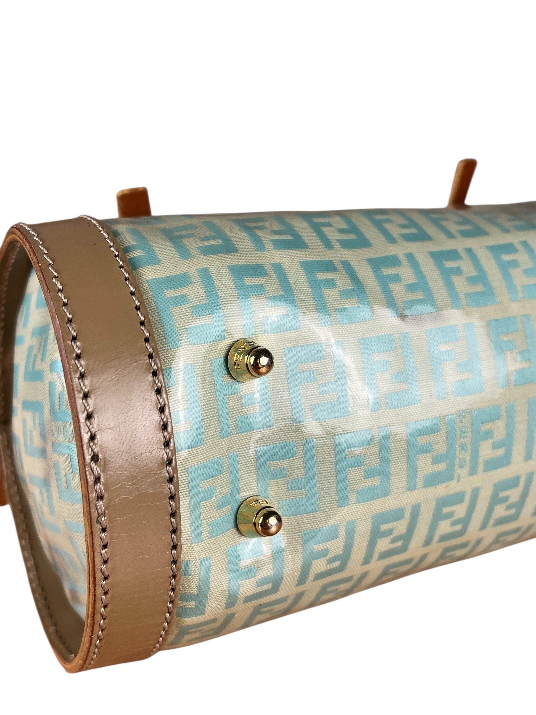 Fendi Forever Bauletto Vinyl Handbag
