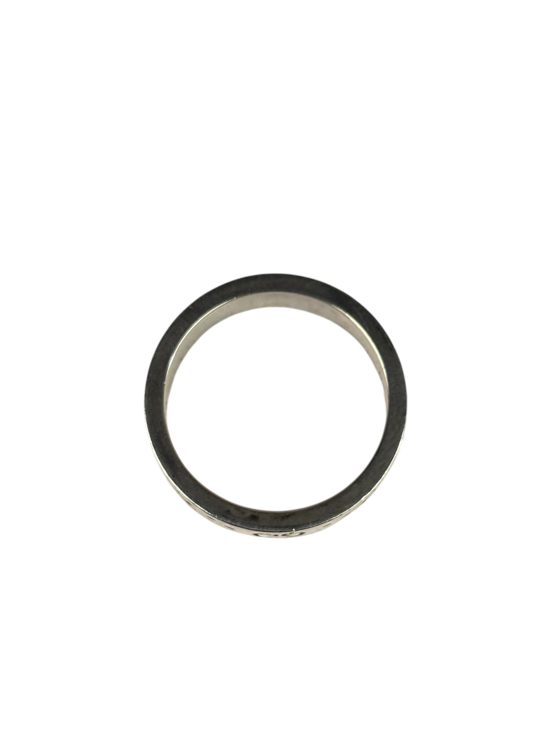 Gucci Silver GG Icon Band Rings